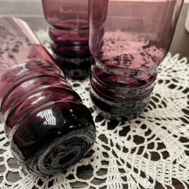 Стаканы из марганцевого стекла Стрыйского СЗ 1970х гг. Редкие! Цена за 6шт. Картинка 3